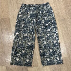 Boohoo Man Camo Pull On Pants Size Medium